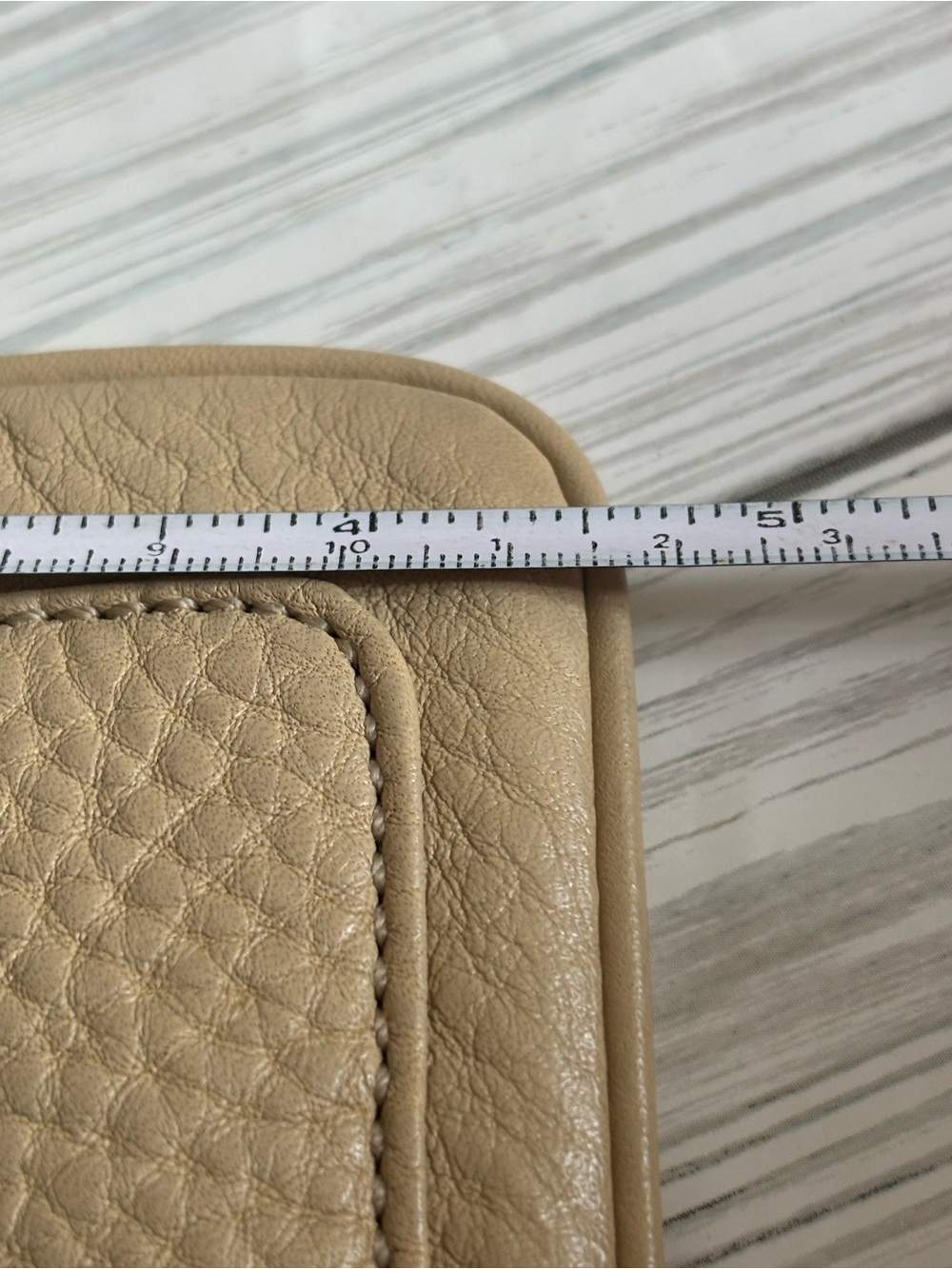 Coach Tan Leather Wristlet Clutch - Picture 9 of 9